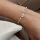 Pulseira Prata 925 Olho Grego com Zircônias