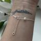 Pulseira Veneziana de Prata Regulável com Pérola